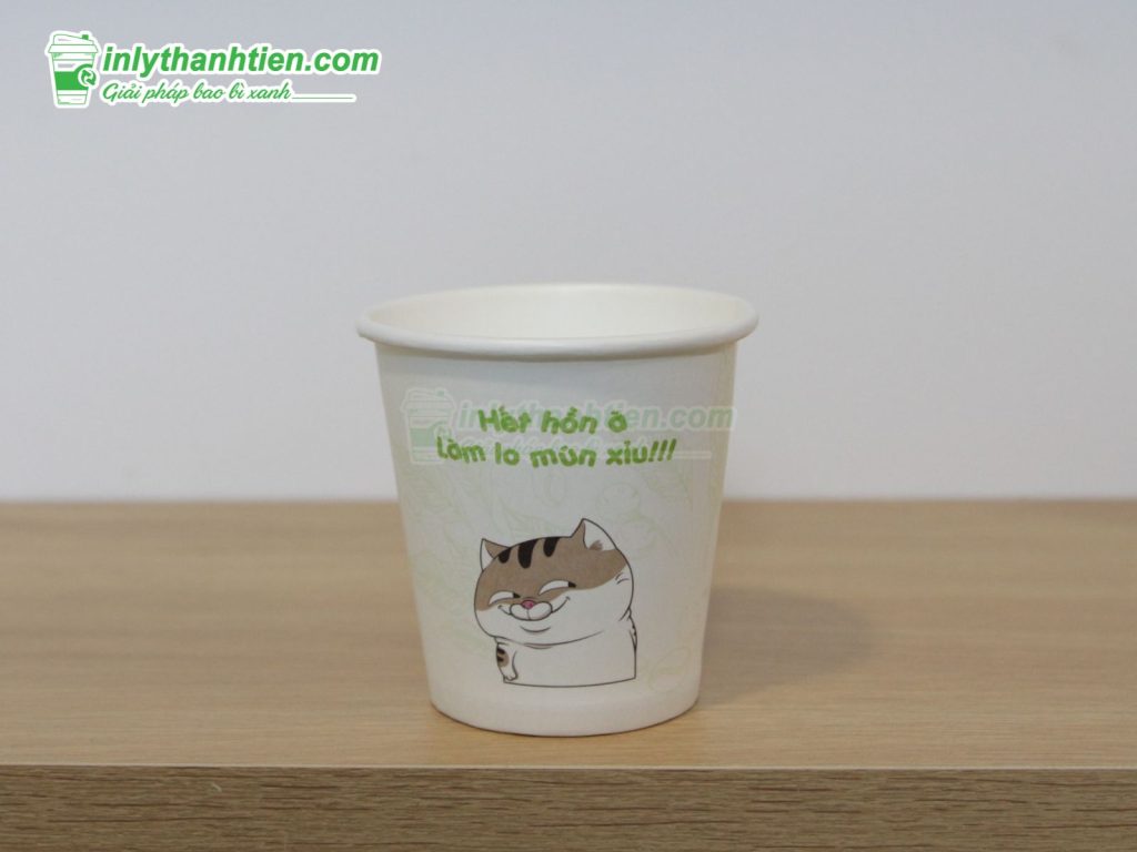 Ly giấy 6oz in hình đẹp