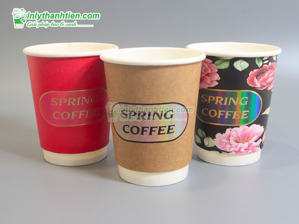 Ly giấy 7oz - 180ml in hình đẹp