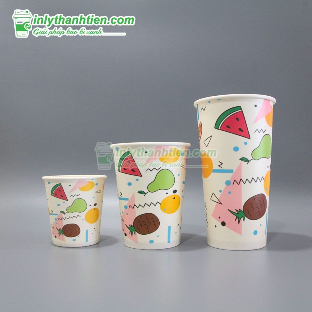Cốc giấy 1000ml chất liệu an toàn thực phẩm