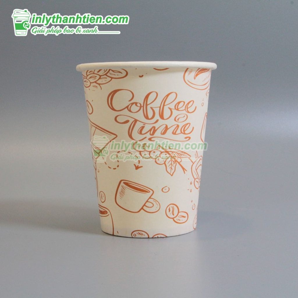 Ly giấy sự kiện 300ml in offset chất lượng cao