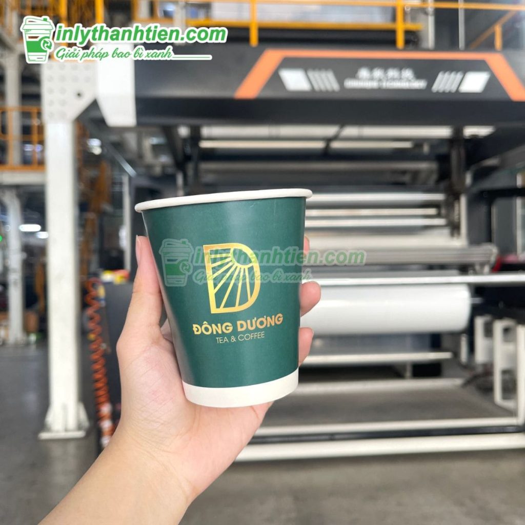 Ly 14oz tráng PE, an toàn cho đồ uống nóng/lạnh