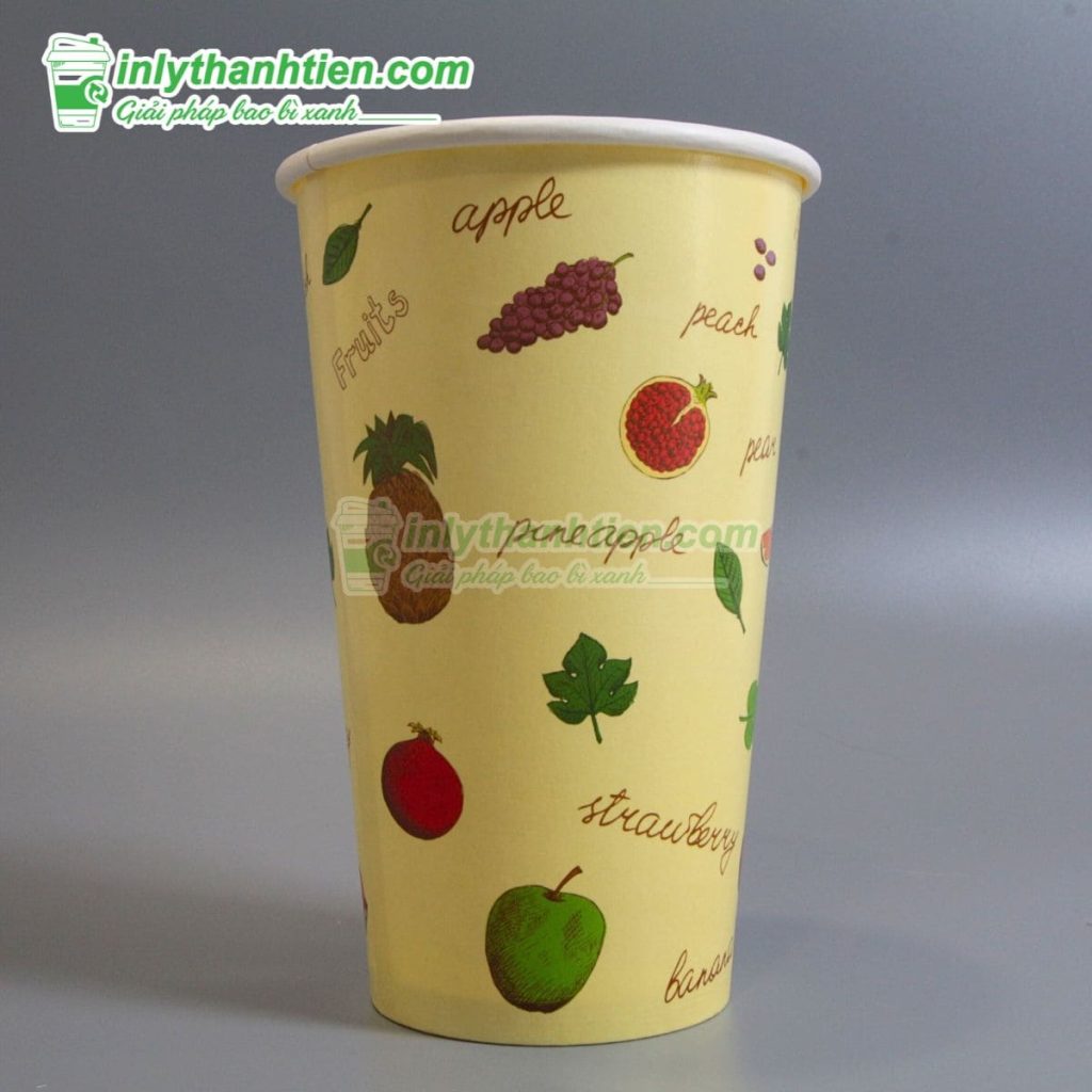 Ly giấy 18oz - 520ml tại In Ly Thành Tiến, giá rẻ, chất lượng vượt trội