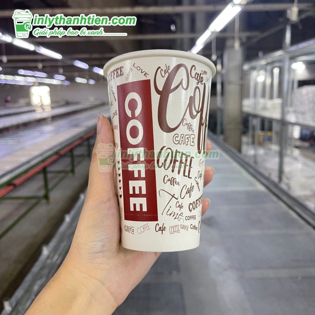 Ly giấy 18oz - 520ml in flexo, màu sắc sống động, phù hợp sự kiện