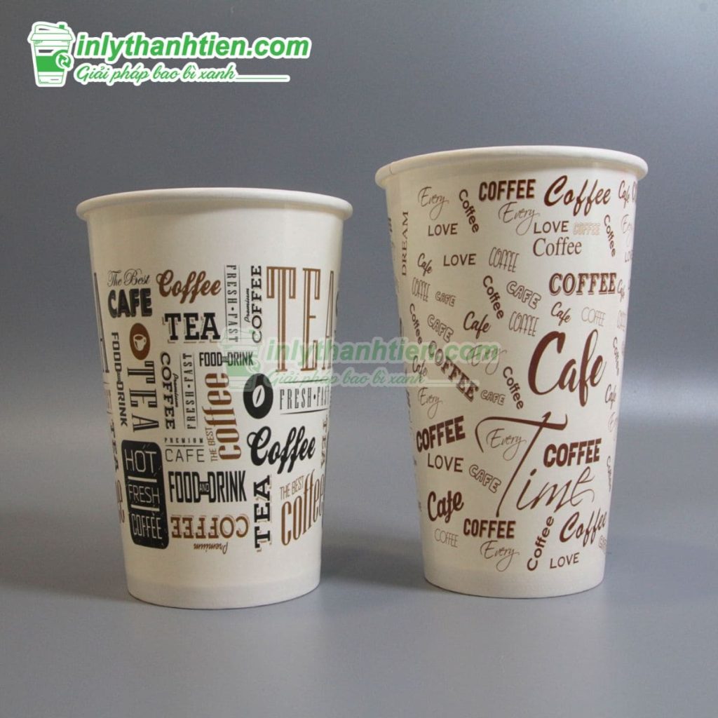 Ly giấy thân thiện môi trường 520ml, phân hủy tự nhiên, an toàn sức khỏe