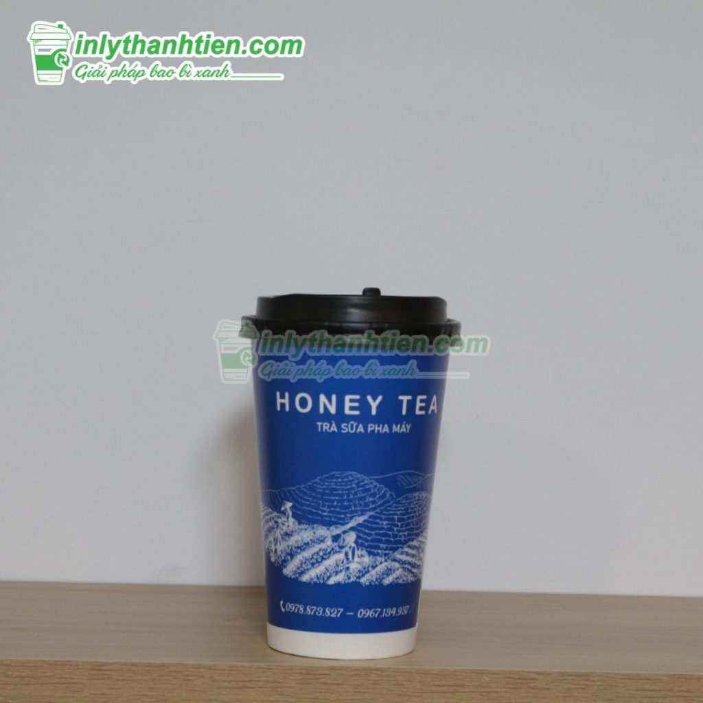 Ly giấy 520ml với lớp tráng PE kép, chống thấm