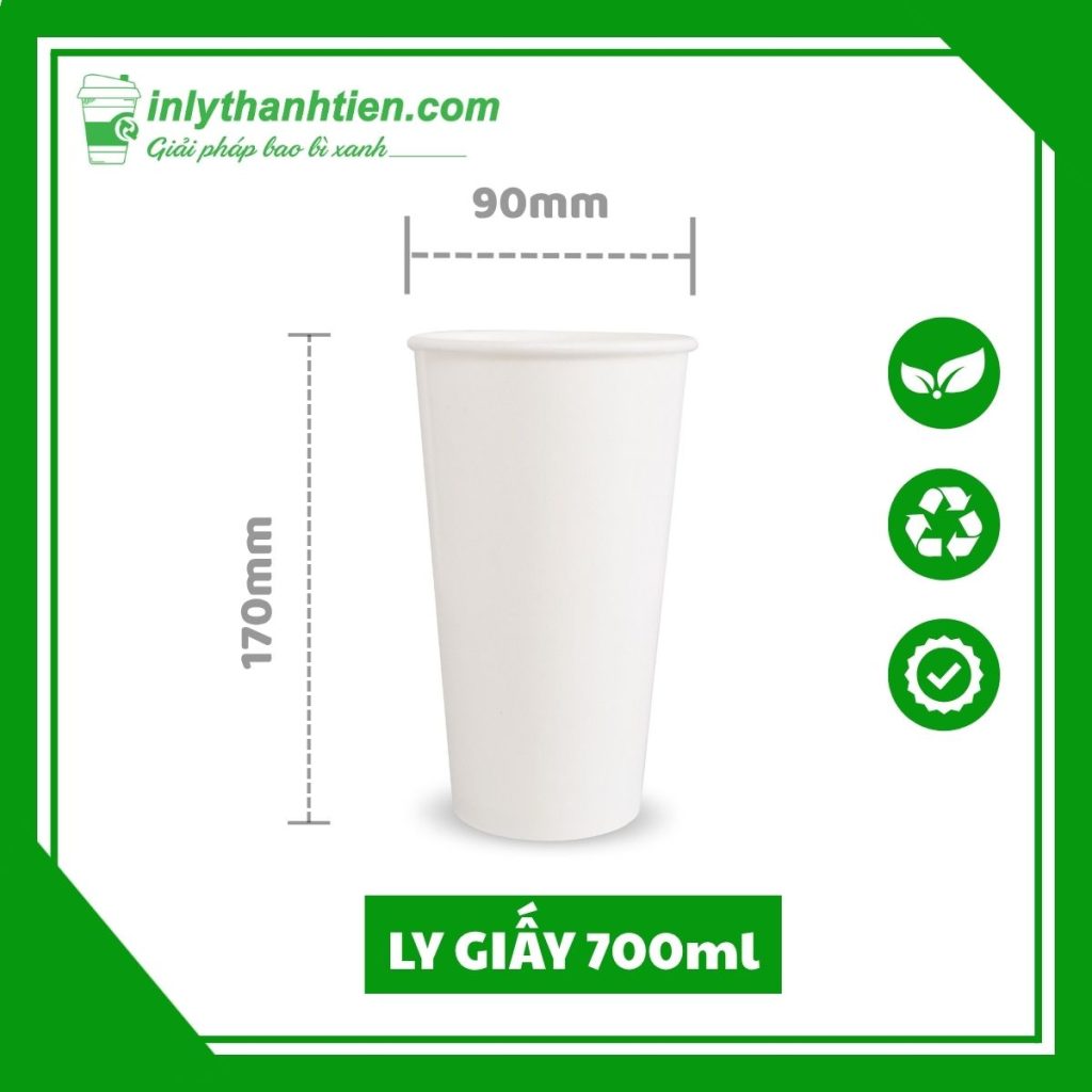 ly giấy 24oz - 700ml giá rẻ giao nhanh tại tphcm