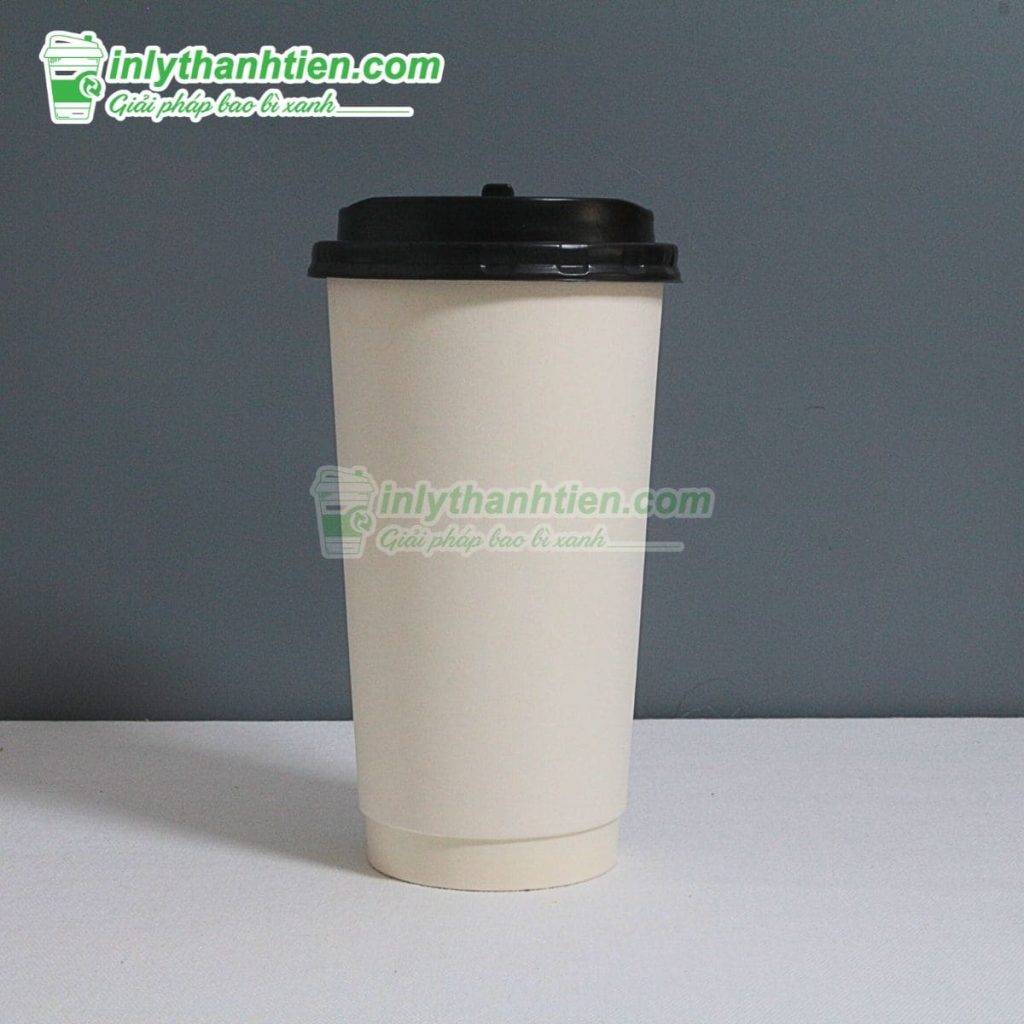 Ly giấy đựng đồ uống lạnh 24oz với thiết kế sáng tạo