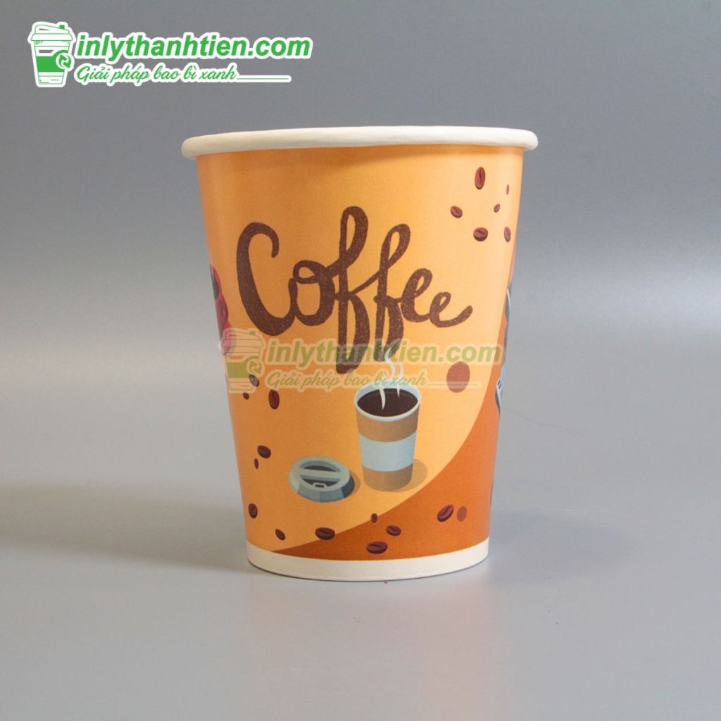 Ly giấy 9oz - 270ml in logo, phong cách hiện đại, thân thiện môi trường