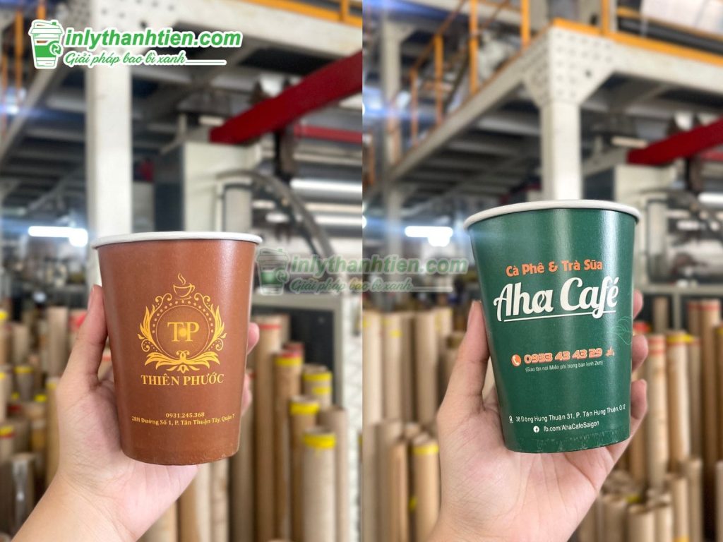 ly giấy đụng cà phê nóng