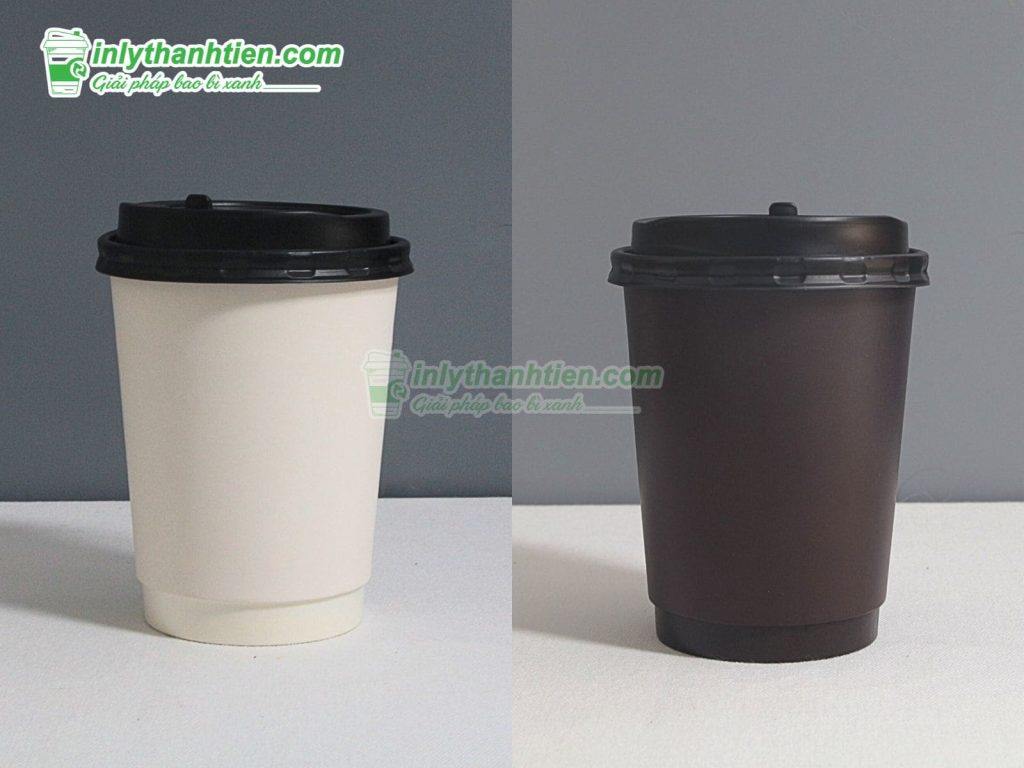 ly giấy đựng cafe có nắp đậy 