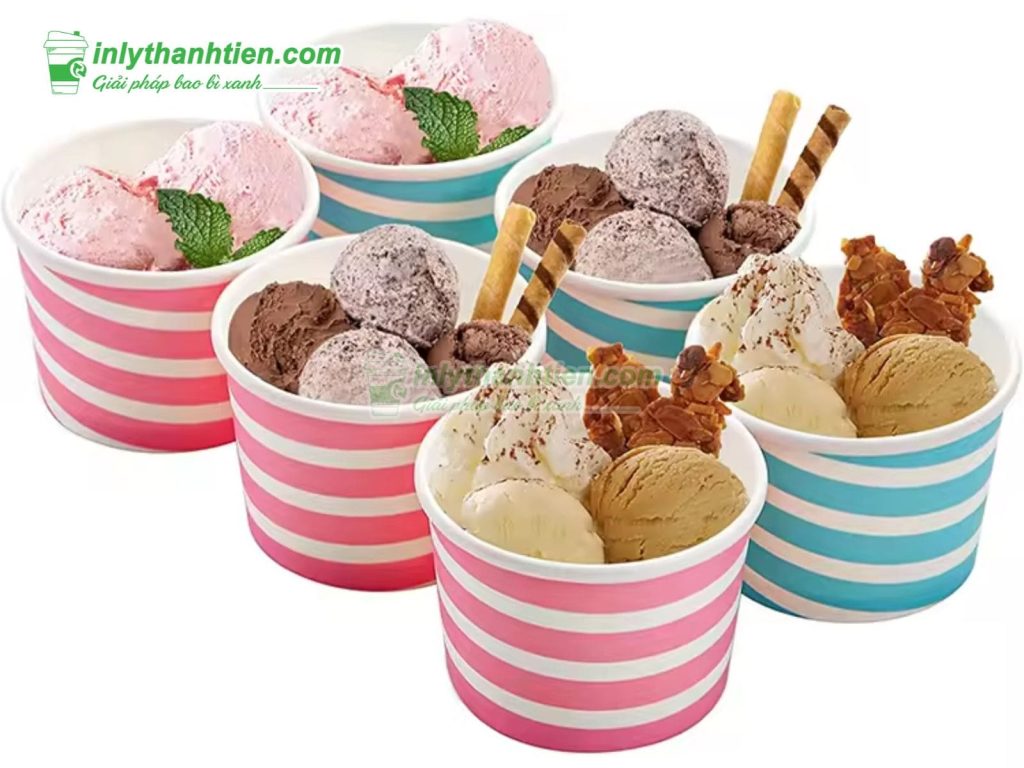 Quy trình in offset chuyên nghiệp ly giấy đựng kem tại Thành Tiến