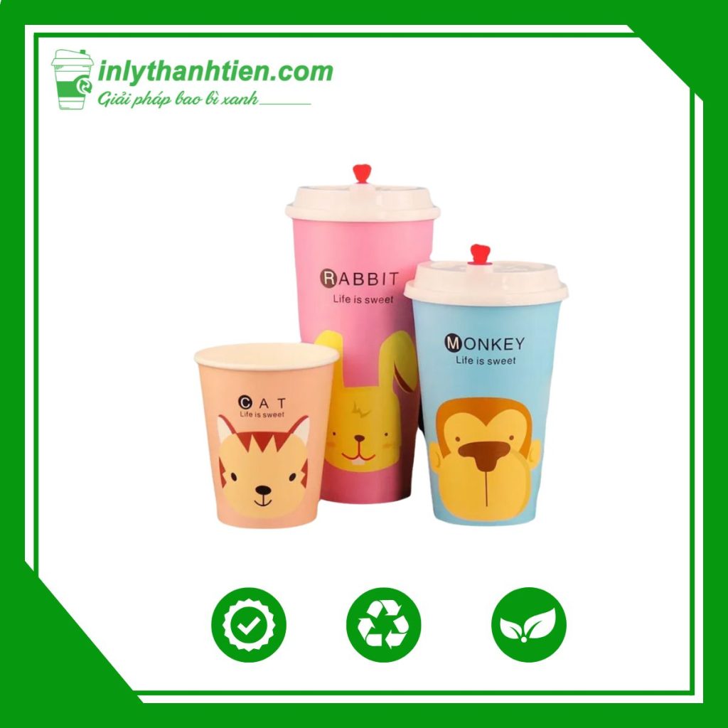 ly giấy trà sữa in ấn đẹp