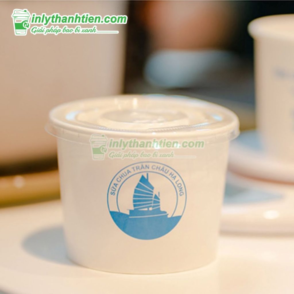 In tô giấy 240ml (8oz) theo yêu cầu