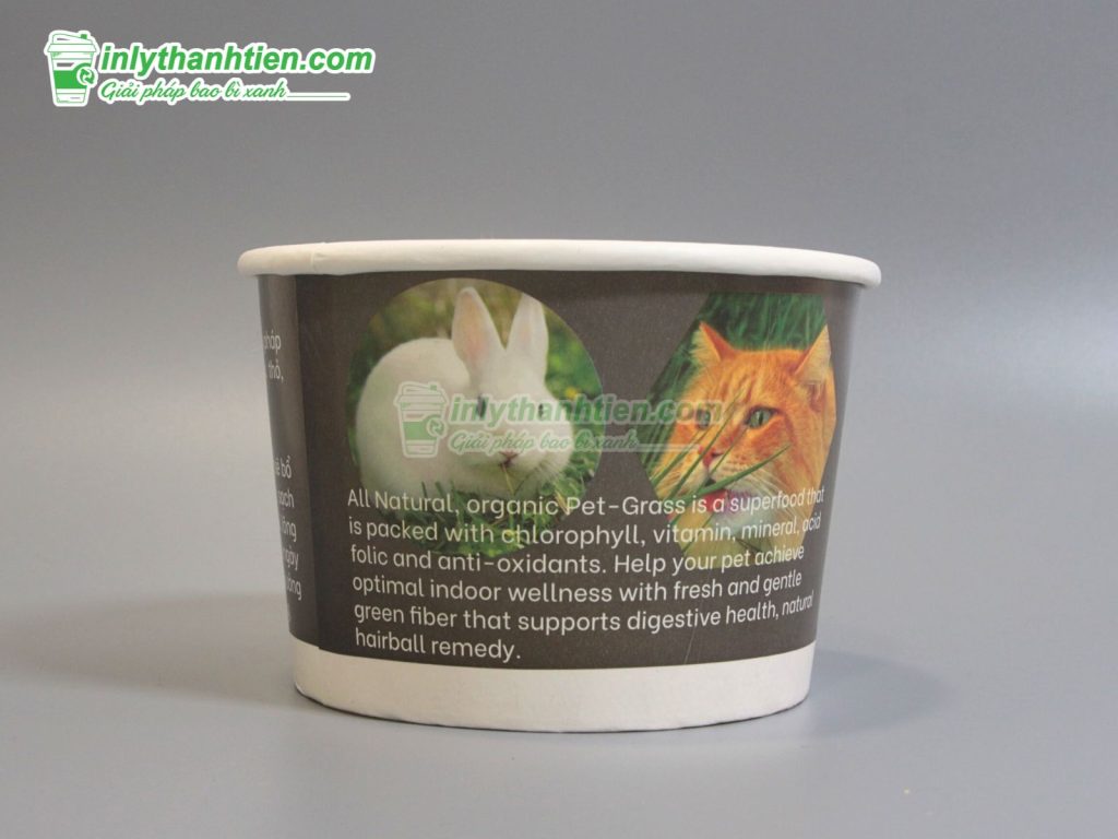 Tô giấy 450ml - 2PE in hình