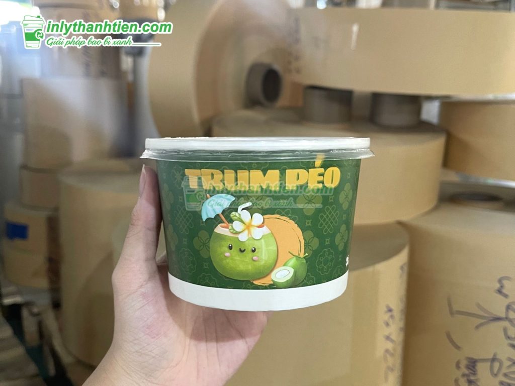 Tô giấy 450ml in logo