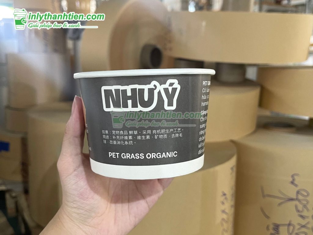 Mẫu tô giấy 450ml - 12oz in ấn đẹp