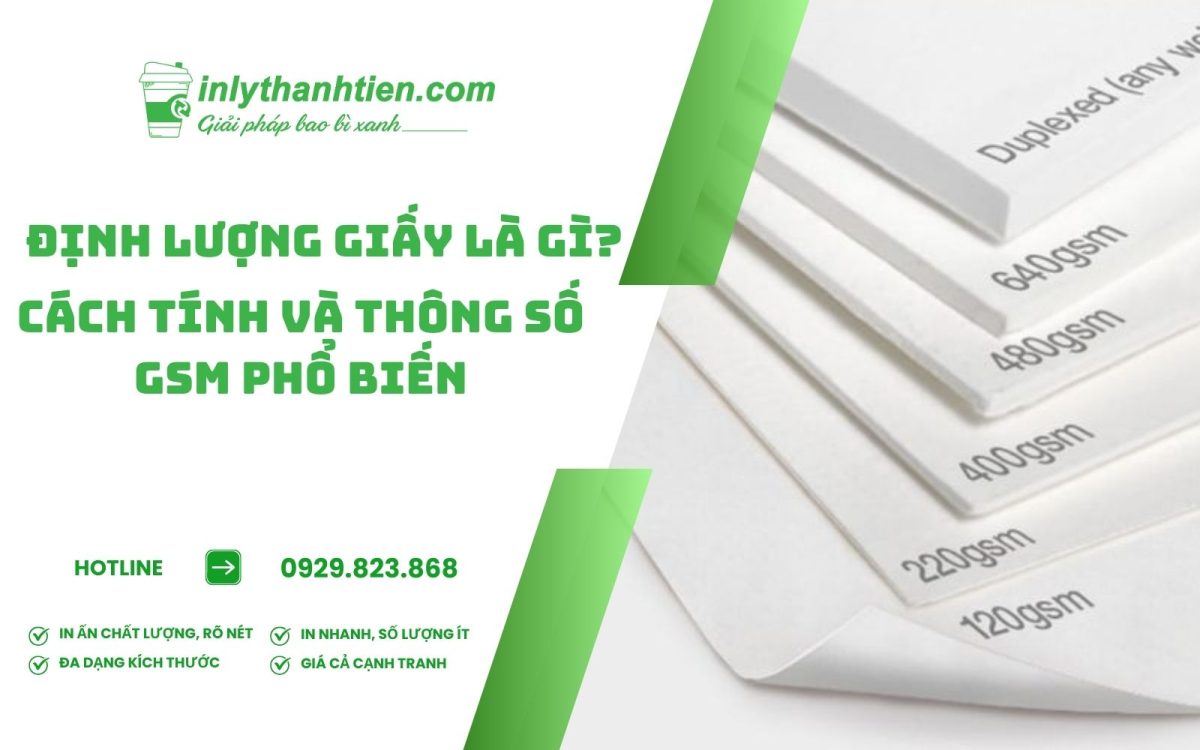 định lượng giấy