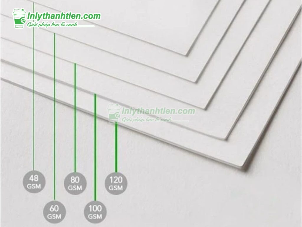 Tổng quan về định lượng giấy trong in ấn