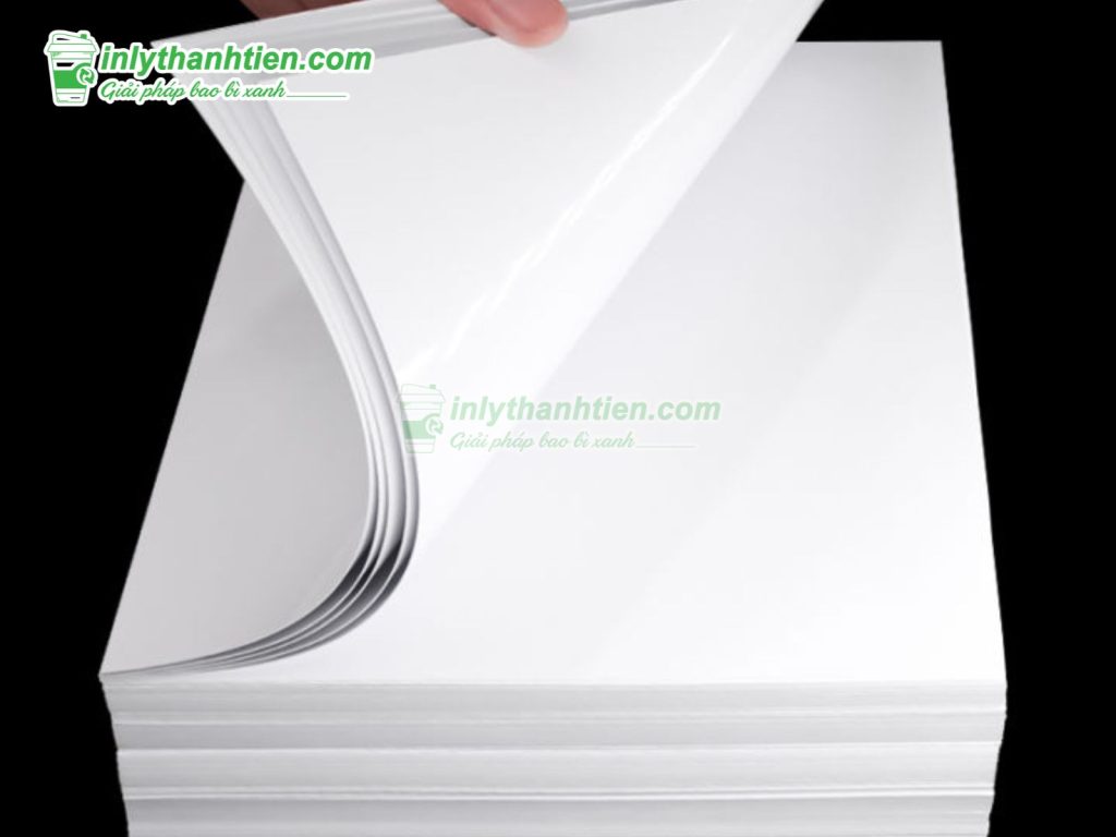 giấy couche bề mặt
