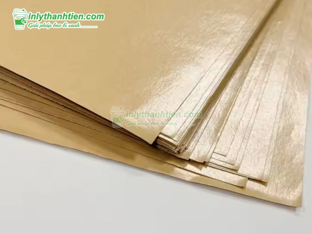 Quy trình sản xuất giấy kraft cán màng pe