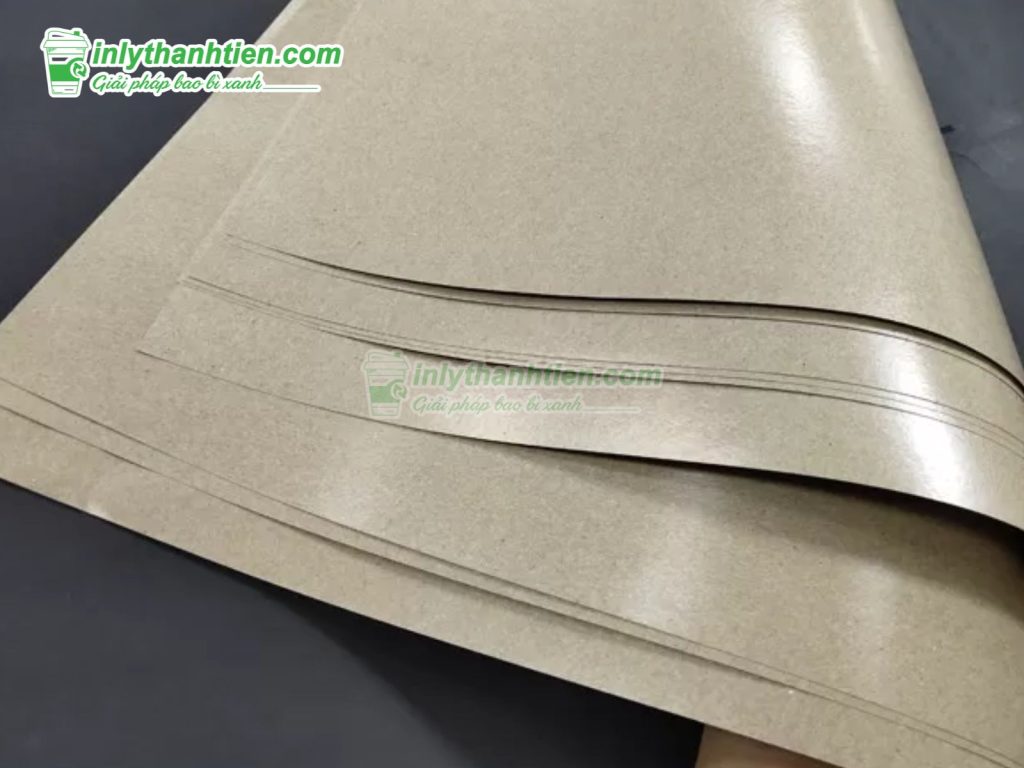 Giấy kraft cán 2 lớp màng PE