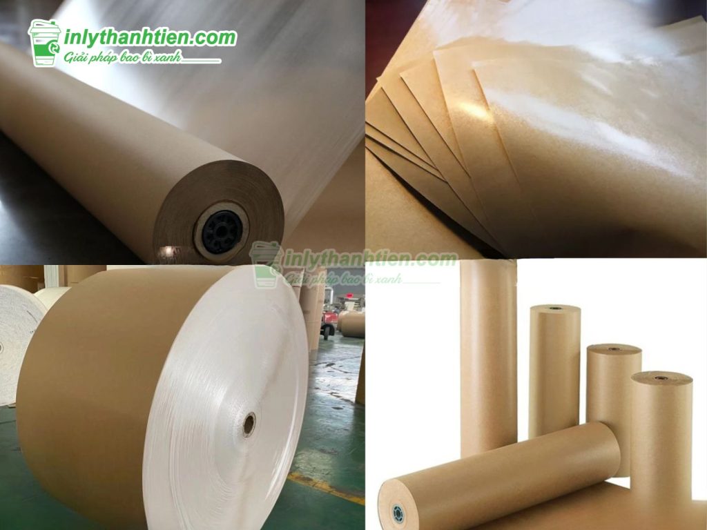 xưởng cung cấp giấy kraft cán màng pe giá rẻ, uy tín