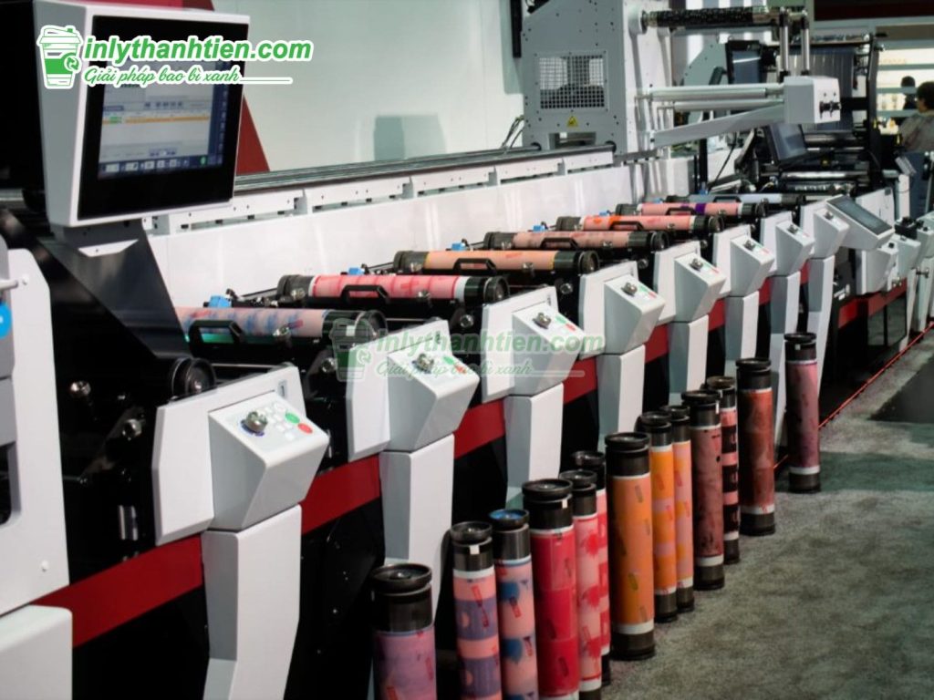 chuẩn bị trục in flexo