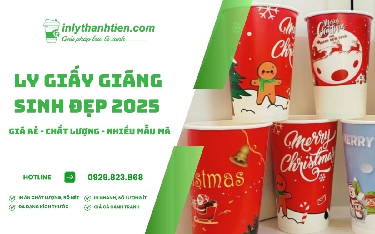 ly giấy giáng sinh mẫu mã đẹp