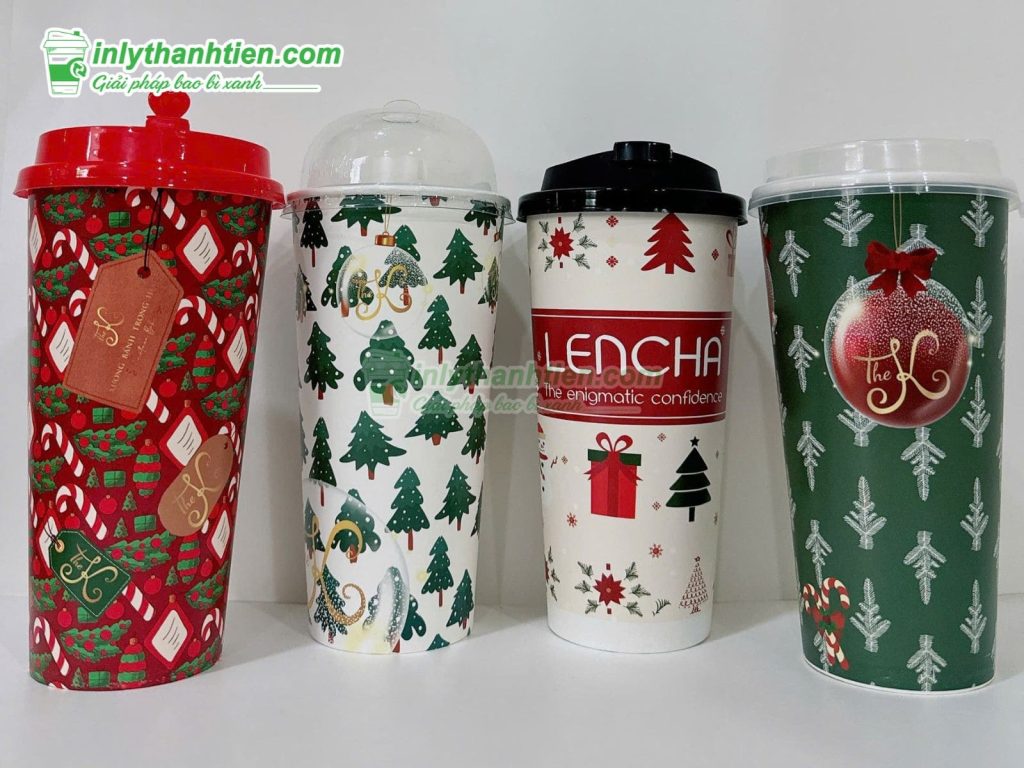 ly giấy giáng sinh đẹp, in ấn theo yêu cầu