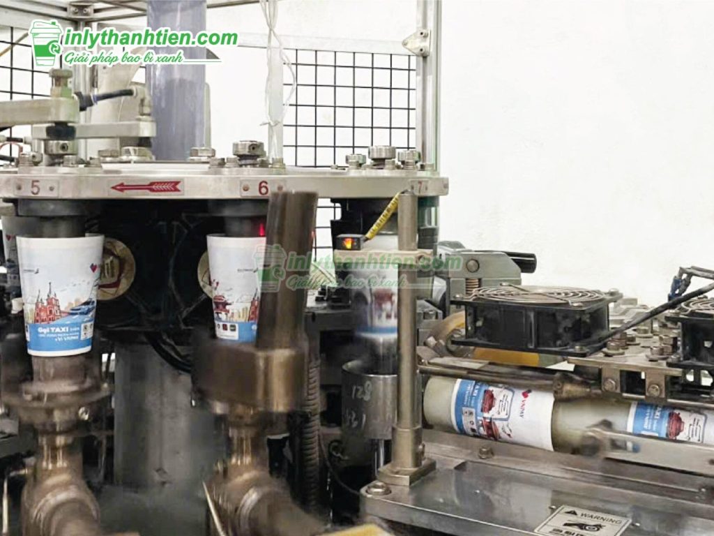 Quy trình sản xuất Tạo Hình Và Hàn Đáy Cốc Giấy Chuyên Nghiệp