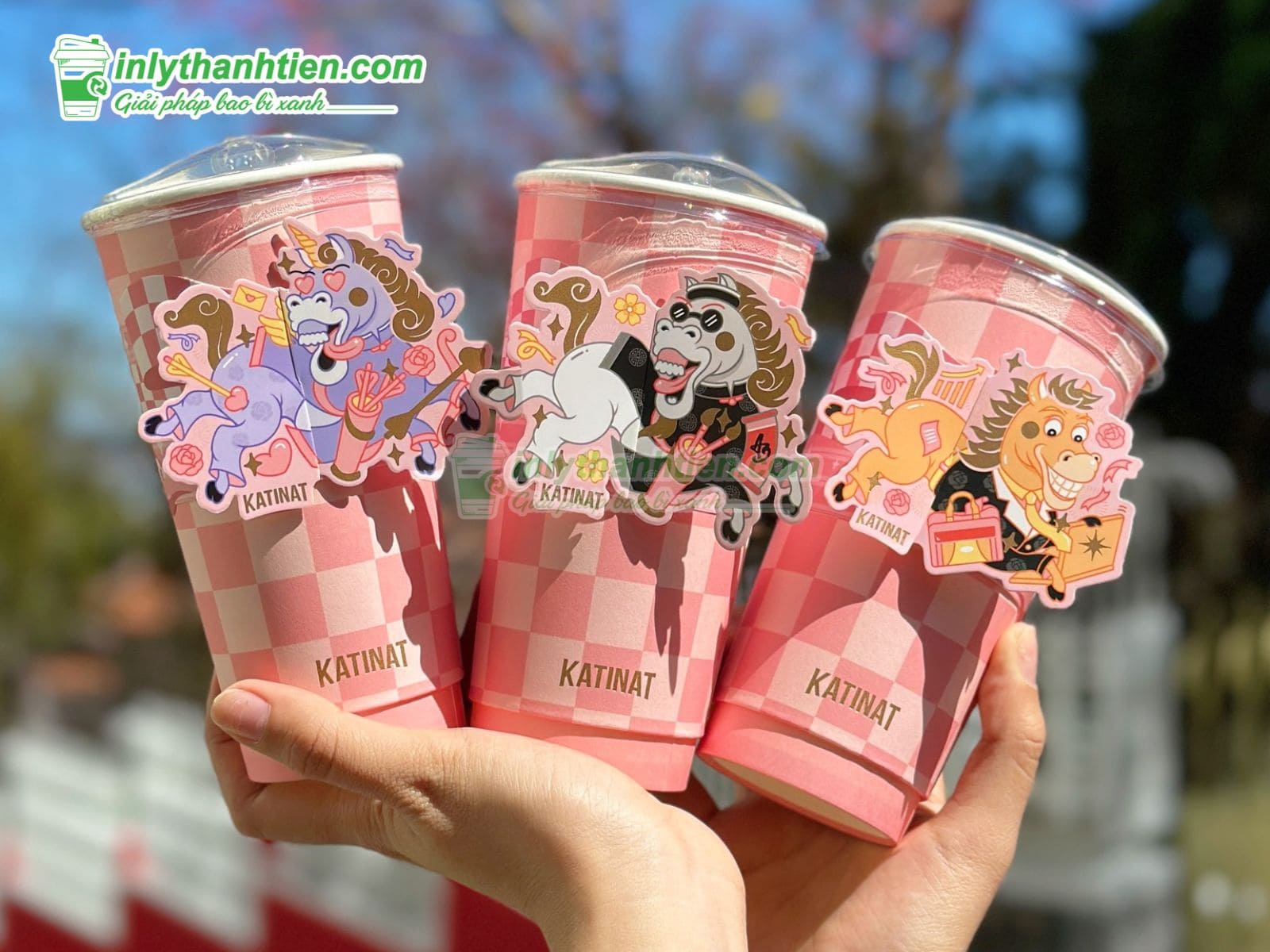 Ly giấy Katinat hot trend