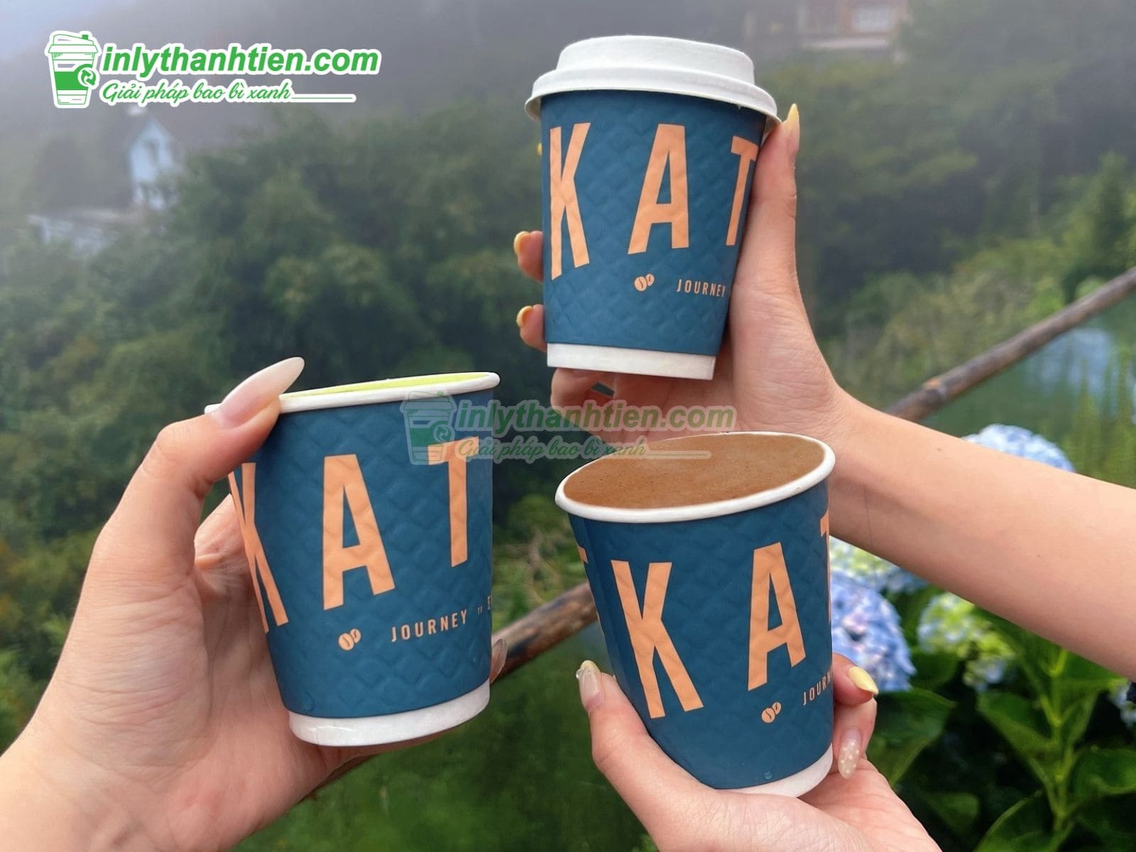 Mẫu ly Katinat đựng cà phê