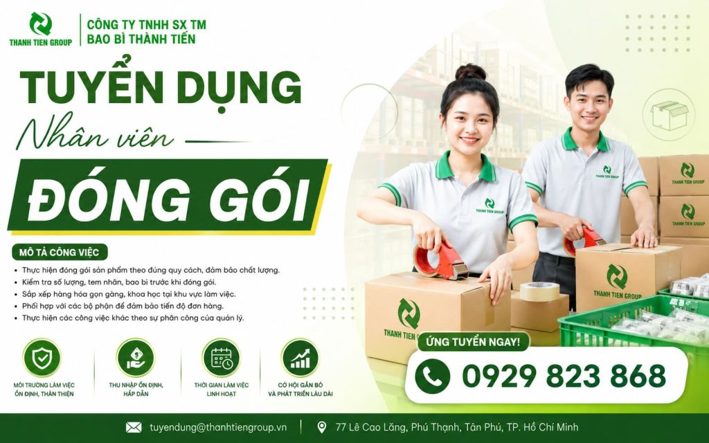 tuyển dụng nhân viên đóng gói