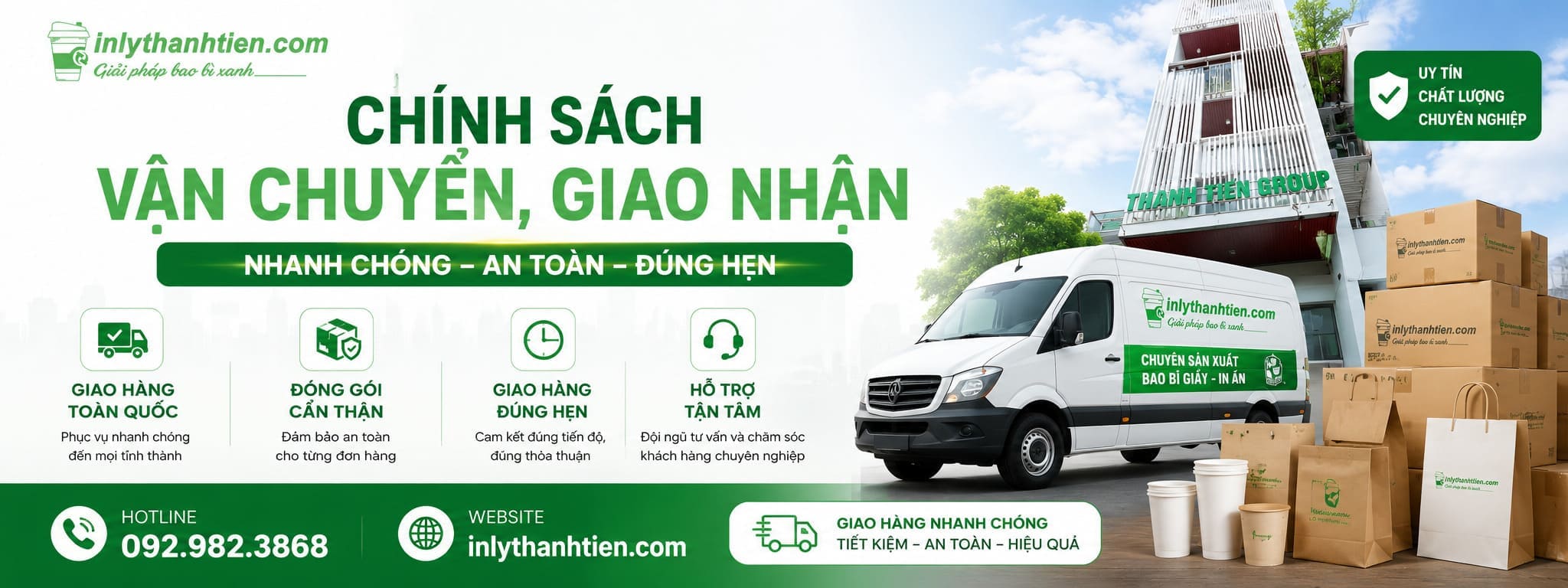 Chính sách vận chuyển, giao nhận hàng
