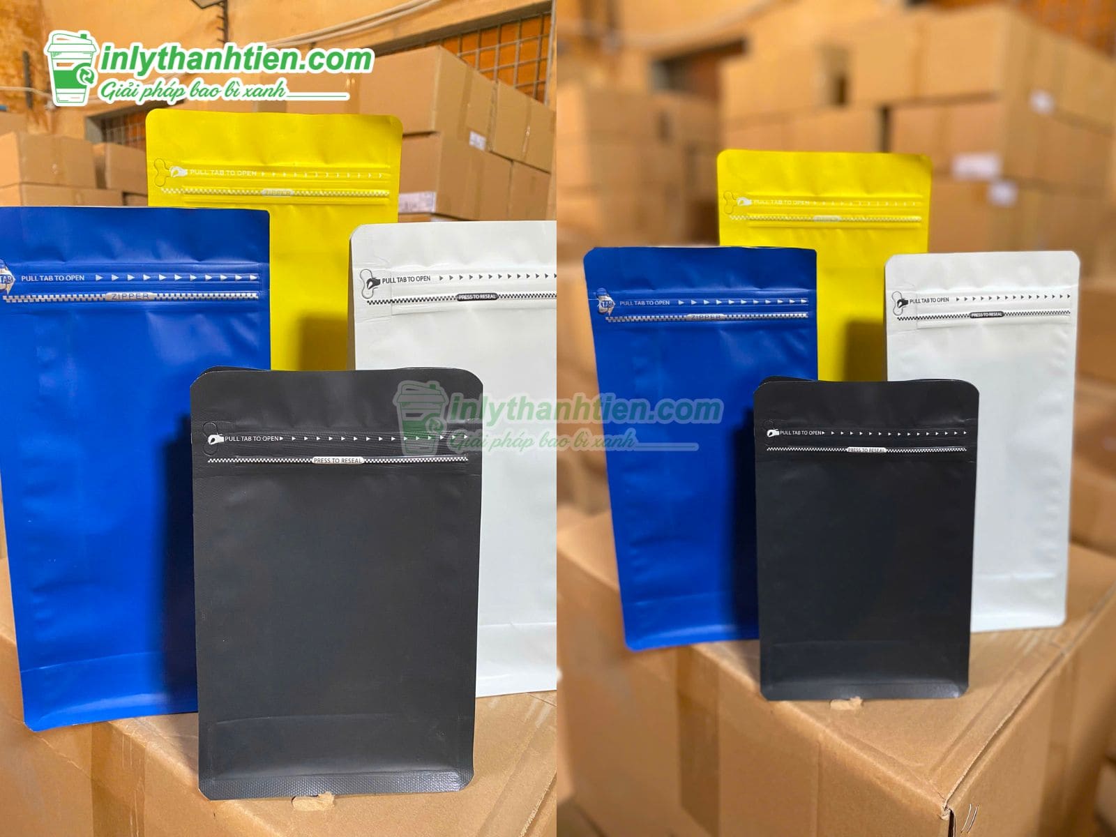 Cấu tạo chi tiết các lớp màng túi zip màu ghéo màng