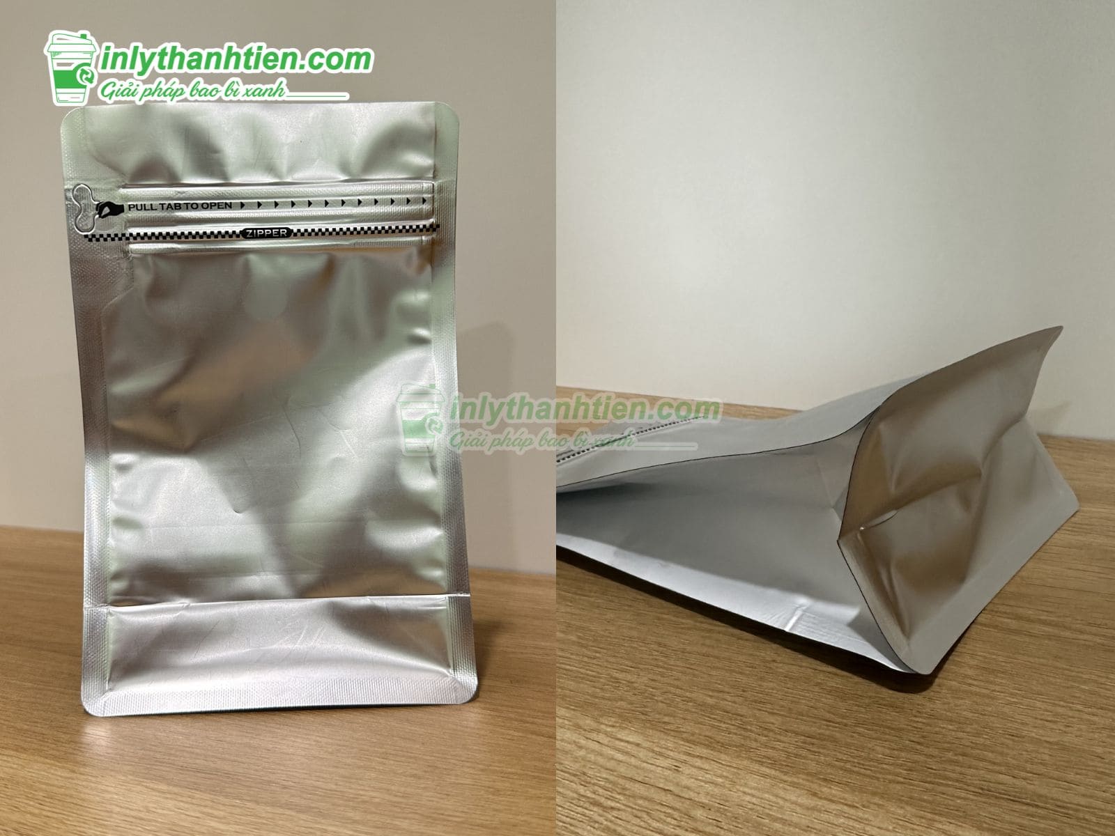 Túi zip ghép 8 cạnh